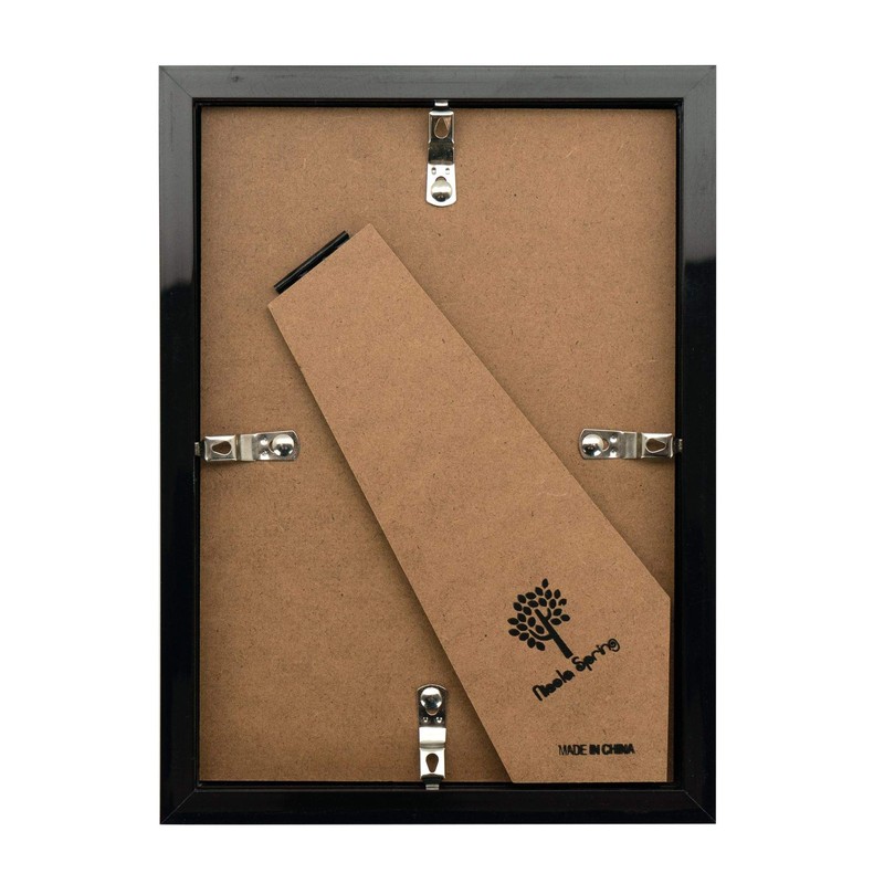 Nicola Spring Picture Box Frame - Black - 5x7" (13x18cm)