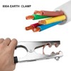 Ground Clamp 800a Brass Nickel-Plated Welding Grounding Cable Clamp for