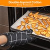 AUAUY Oven Mitts and Potholders BBQ Gloves-Oven Mitts and Pot