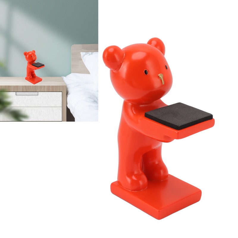 Bear Watch Stand Handcrafted Three Dimensional Modern Style Resin Watch