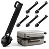 6 PCS Luggage Zipper Pull Replacement, Black Luggage Zipper Pulls