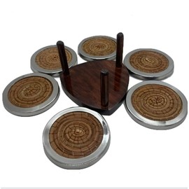 6 Posavasos de Ocoxal, 10 cm dimetro                                                                                                                  