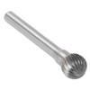 Single Cut Burr Ball Shape Carbide Rotary File Professional for