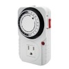 Generic 120V Mechanical Timer with Single Outlet for Aquarium, Grow