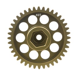 TOOMOD 40T Aluminum Diff Spool Counter Gear for Tamiya Bullhead Super ClodBuster Upgrades Replacement Parts