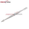 PRECISE CANADA: SET OF 3 PROFESSIONAL NAIL CUTICLE PUSHER CHROME