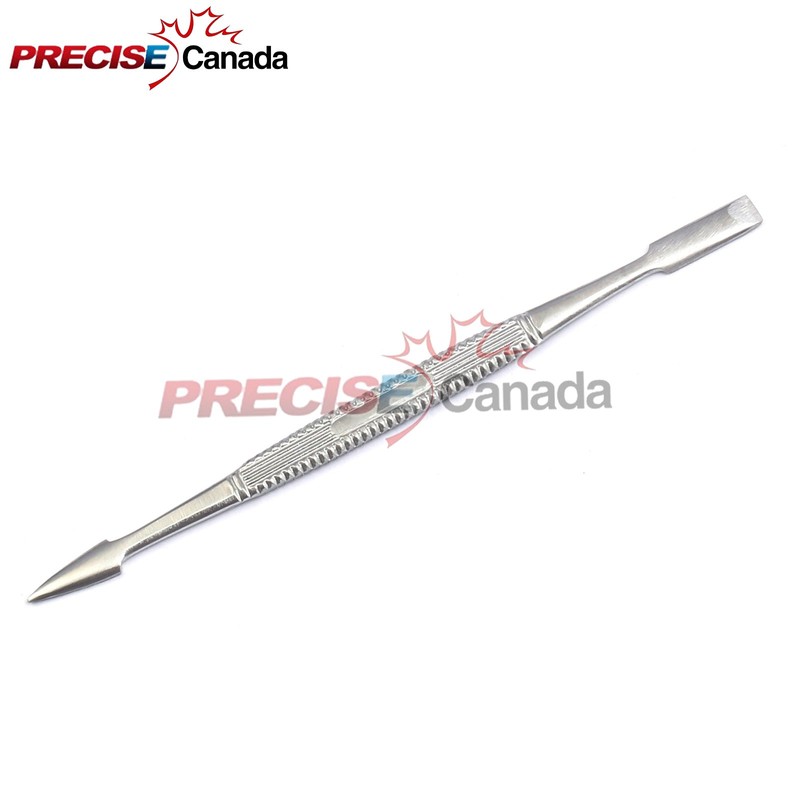 PRECISE CANADA: SET OF 3 PROFESSIONAL NAIL CUTICLE PUSHER CHROME