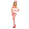 Leg Avenue Damen Kostüm Blanc/Rouge Medium