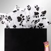 Hi Sasara 100 Sheets Dog Paw Print Tissue Paper Bulk,