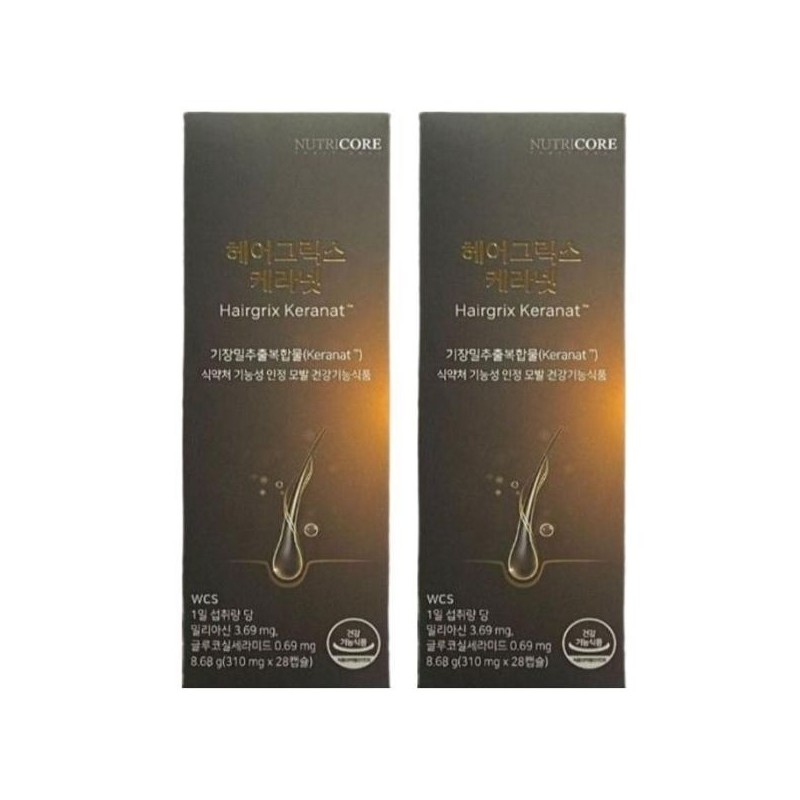 Nutricore Hairgrix Keranet Hair 310 mg x 28 capsules 1