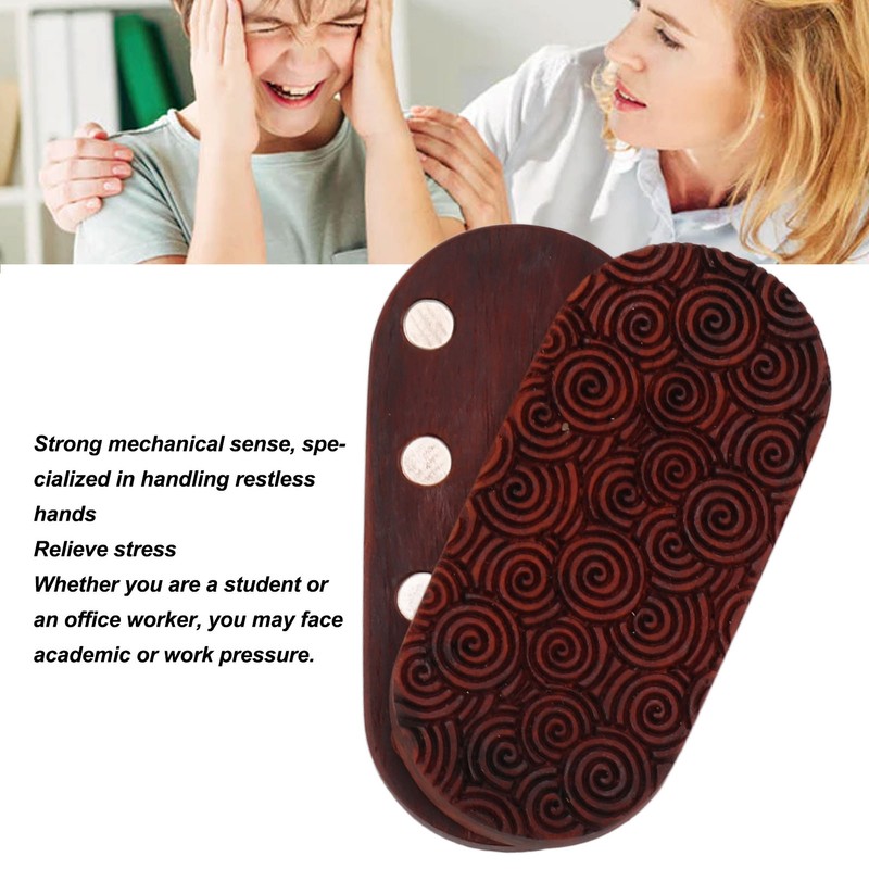 Magnet Finger Stress Relief Slider Wood Finger Stress Relief Toy