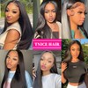 4x4 Lace Closure Brazilian Human Hair Straight HD Transparent Swiss