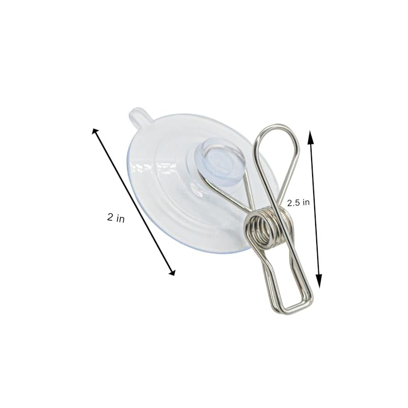 XJKJSX XJKJ 12 Pcs Suction cup clamp plastic circular suction