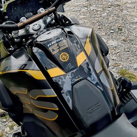 Protective Tank Protection Sticker with Resin Coated Compatible with R1250 GS 2018 2019 Tank Pad Protective 3D R1250GS