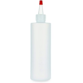 BRIGHTFROM Condiment Squeeze Bottles, 8 OZ Empty Squirt, Red Top Cap, Leak Proof - for Ketchup, Mustard, Syrup, Sauces, Dressing, Oil, Arts & Crafts, BPA FREE Plastic - Perfect for Kitchen - 1 PACK