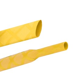 Heat Shrink Wrap Tubing Sleeve for Fishing Rod Grip Handle Cork X-Tube with Skid Resistant and Insulation Yellow (Diameter 35mm, Length 39in)