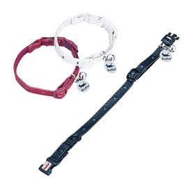 Petio Cat Collar Cross Leather Collar White for Cats