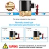 Heschen Brass Solenoid Valve 2W-040-10 Direct Acting 220 VAC PT3/8