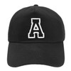 Unisex Boys Girls Baseball Cap Black Hat Kids Cap Alphabet