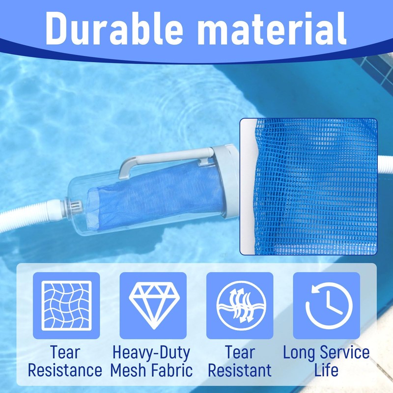 8B8B AXW538 Pool Cleaner Pool Leaf Canister Permanent Bag Compatible