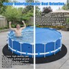 Abimars Pool Pads for Above Ground Pool, 15' Seamless Comfort