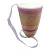 Didakta Mini Conga Infantil Madera 20x14cm. Con Cinta Tambor Musical