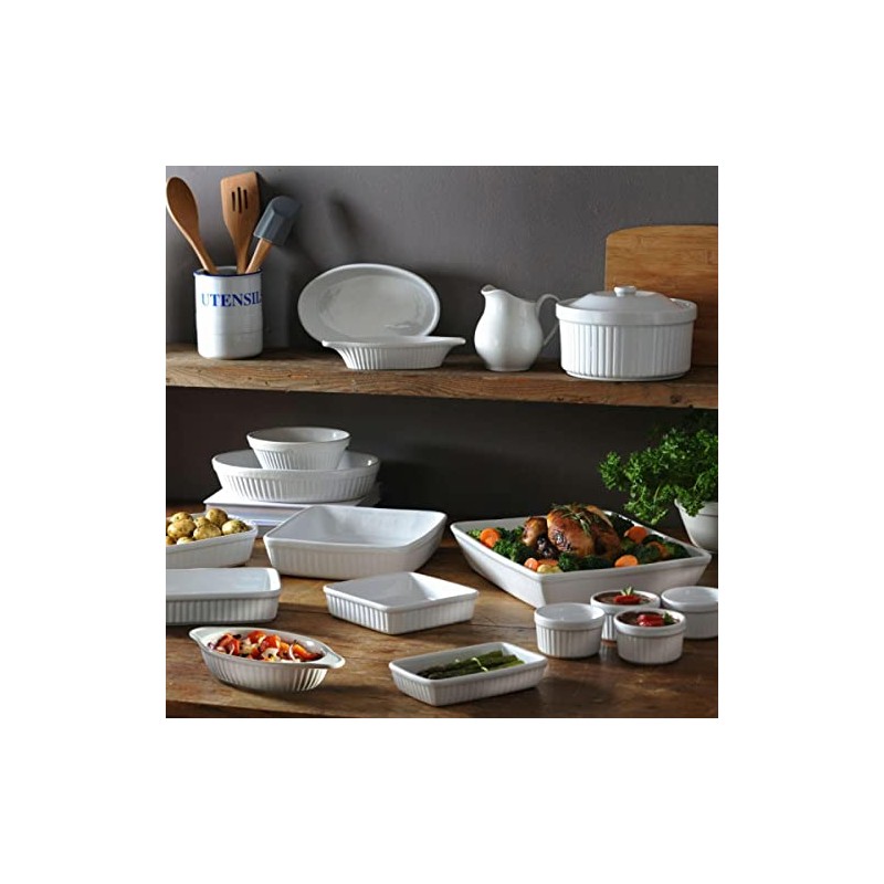 Mason Cash Classic Collection Stoneware Oval Pie Dish, 17 x