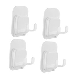 Baluue Organizador para Baño 4 Portamaquinillas de Afeitar Adhesivos Abs, Soporte Fuerte para Mantener Rastrillos Secos y Limpios Ducha