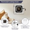 Gachiwar Thermostat Cover, Thermostat Lock Box with 2 Keys Thermostat