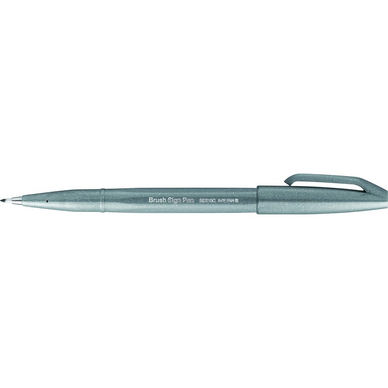 Pentel Pack of 6 Flexi Felt-tip Pens for Sketching /