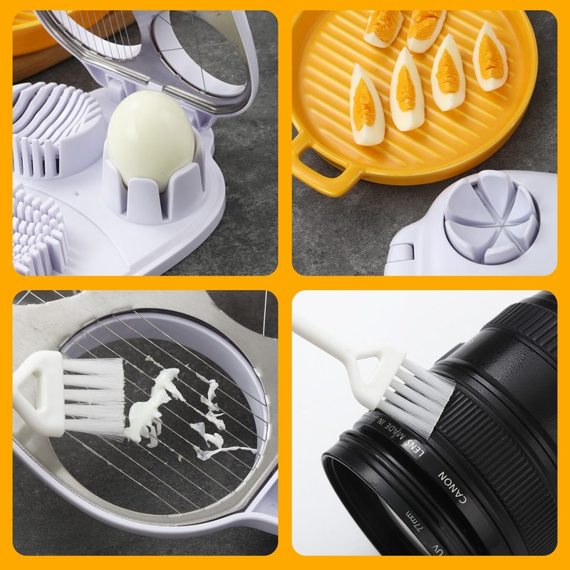 Egg Cutter 3 in 1, Egg Separator, Egg Slicer, Dishwasher