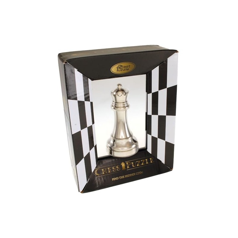 Hanayama Silver Color Chess Piece - Queen