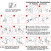 Faankiton Door Knob With Lock and Keys, Front Door Lockset,