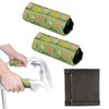 2 Pack Universal Walker Padded Hand Grip Covers Non-Slip Cushion
