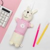 XIANFANG Plush Bunny Cosmetic Bag with Large Capacity, Soft and