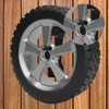 Adamoss Wall Mount Spare Tire Carrier for Enclosed Trailer -