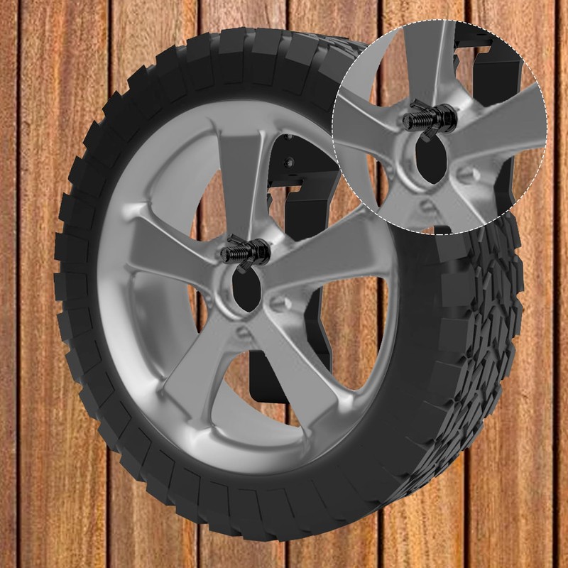 Adamoss Wall Mount Spare Tire Carrier for Enclosed Trailer -