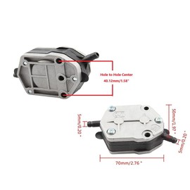 Fuel Pump Compatible with Yamaha Outboard 25 30 40 50 55 60 75 90 HP 2 Stroke 692-24410-00 6A0-24410-00 663-24410-00/01-05 Sierra 18-7334