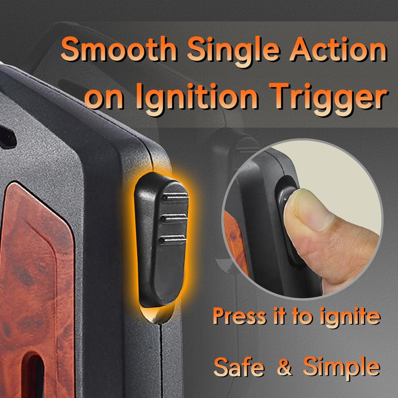 2 Pack Torch Lighter, Zoocura Single Jet Flame Butane Lighters