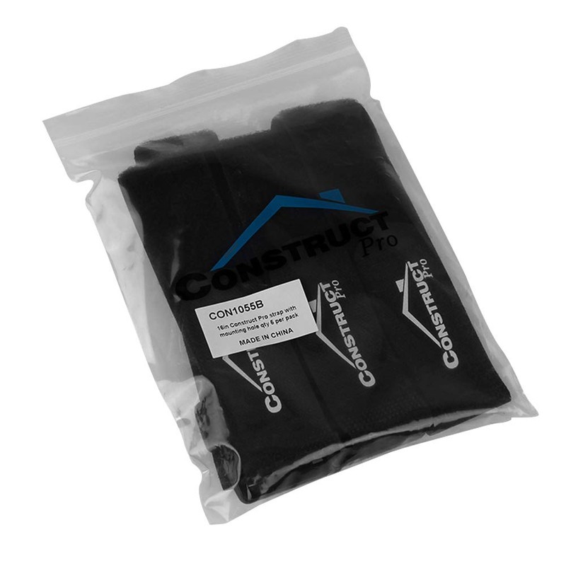 Construct Pro Hook & Loop Straps with Mounting Rivet, 16