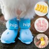 Yeduzyn 4Pcs Waterproof Dog Boots Dog Shoes for Snow and