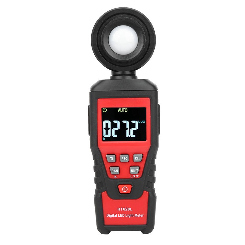 HT620L High Accuracy Portable Digital Light Illuminance Meter Photometer 0‑200000Lx