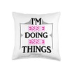 I'm Essie Doing Essie Things Funny Name Gift White Throw