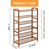 RKK Shoe Rack for Front Foor Entrance, Bamboo Shoe Rack