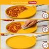 SALFORD 11.5 inch Nonstick Ceramic Crepe Pan, Flat Skillet Griddle
