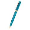 Jinhao 100 Fountain Pen Classic Style Peacock Blue Acrylic, Fine