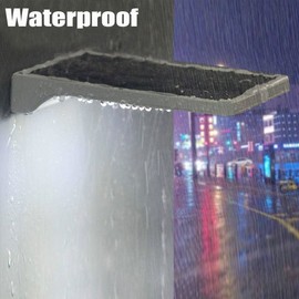 Solar Powered Lights Outdoor, Patio Deck Lights 36 LEDs, Super Bright Outside Waterproof Motion Sensor Lights, Solar Powered Lighting for Yard, Backyard, Pathway & Driveway (Black, Wall Sconces Type)