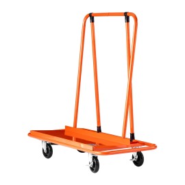 1800 Lbs Load Capacity Drywall Cart Dolly Steel Panel Truck Cart with 4 Swivel Casters Durable Long-lasting Panel DollyDefault: Default