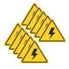 Haobase 10 Pcs Danger Symbol Electrical Hazard Warning Safety Sign