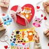 36 PCS Valentine's Day Stickers for Kids, Make a Face